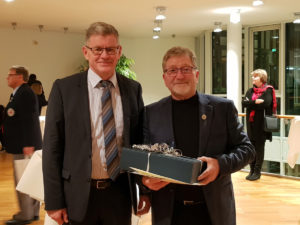 Ehrennadel für den 1. Vorsitzenden Günter Kolb